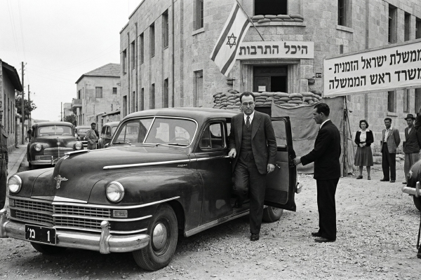 נהג של בן גוריון